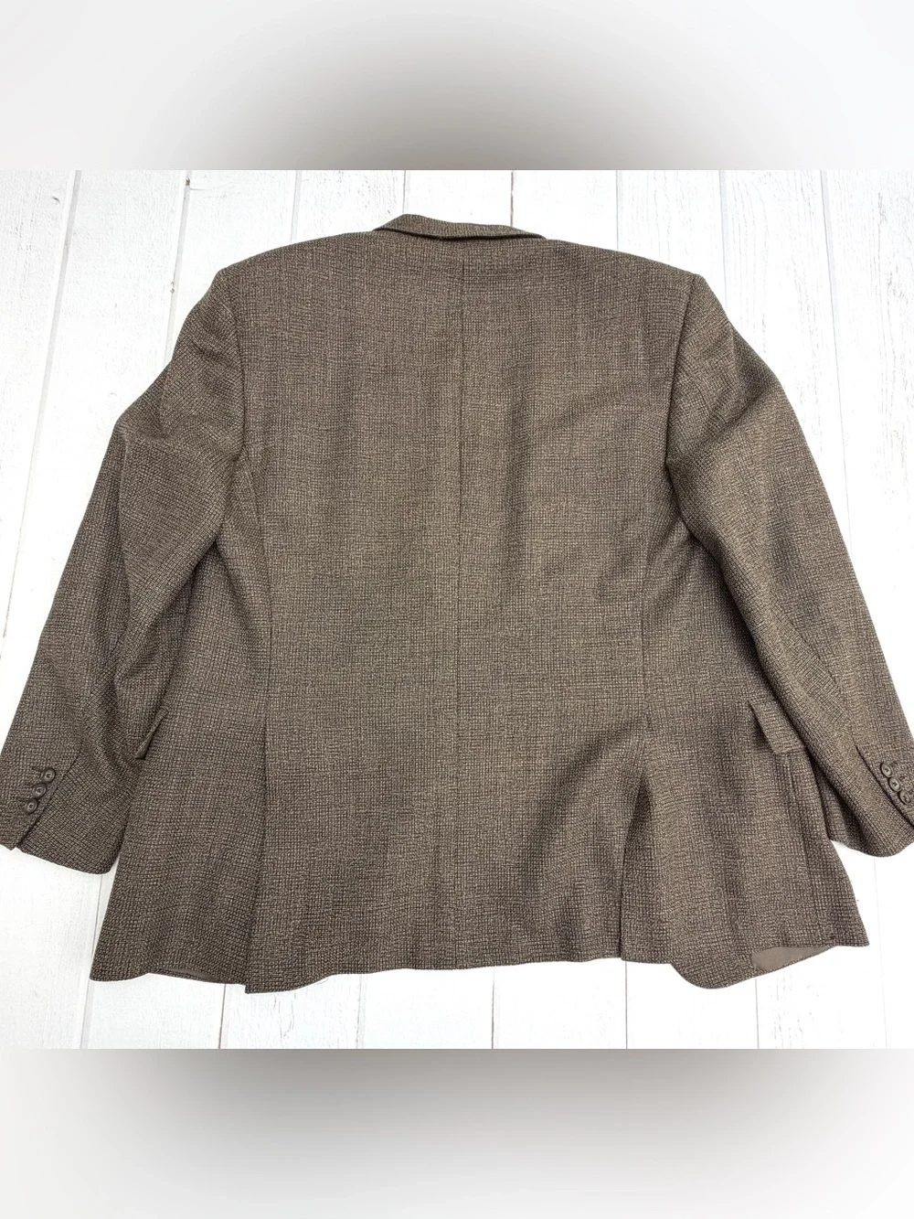 Trussardi Sartoriale Men’s 54R Super 100 Wool Blazer Made in Italy Brown